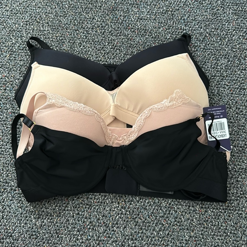 Bundle of 4 Pepper Bras Size Small/36AA